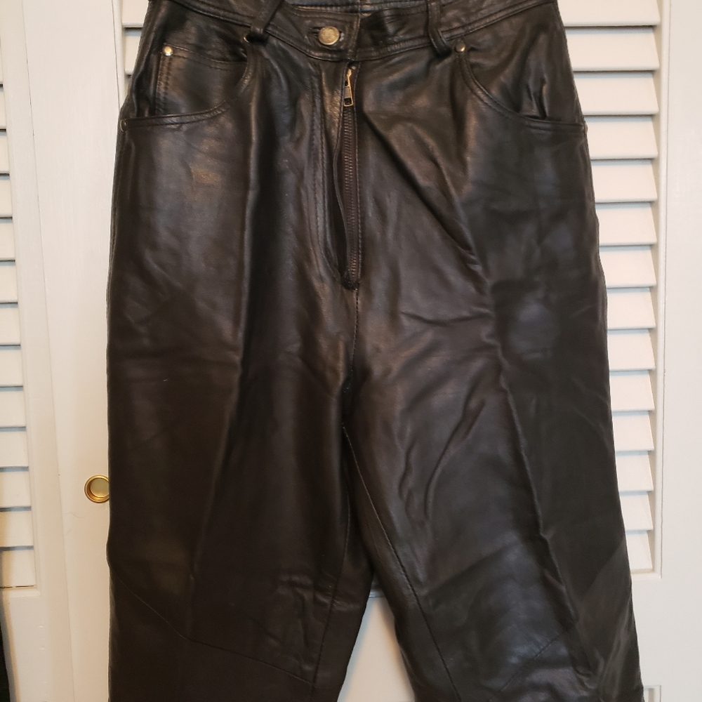 Vintage Genuine leather pants